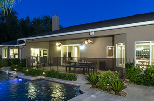 Cozy vacation rental with pool outside