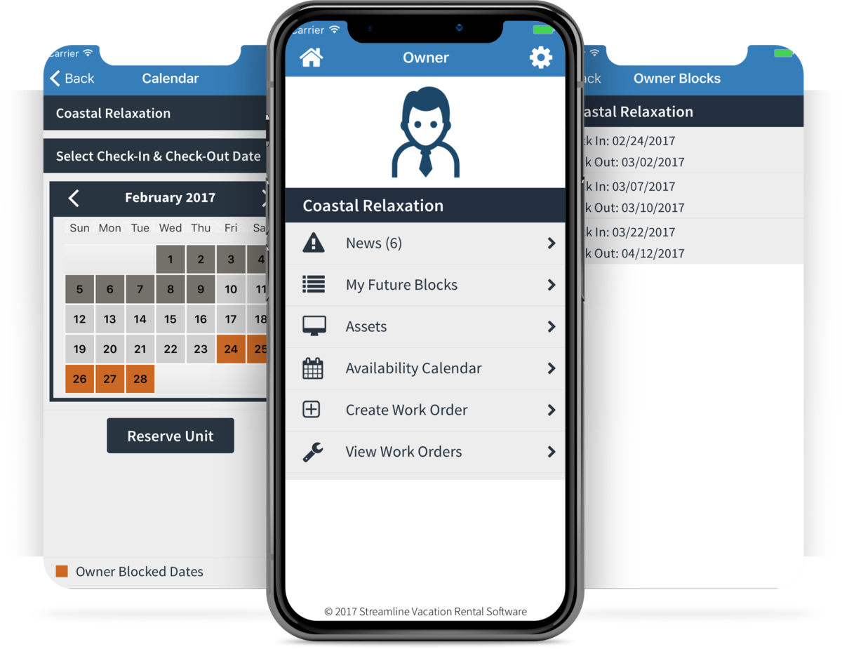Owner dashboard application